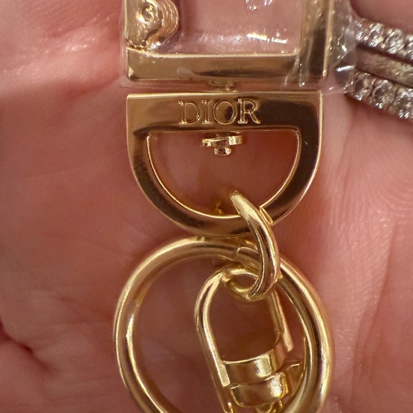 New Dior Gold and White Star keychain or bag charm - Picture 11 of 11
